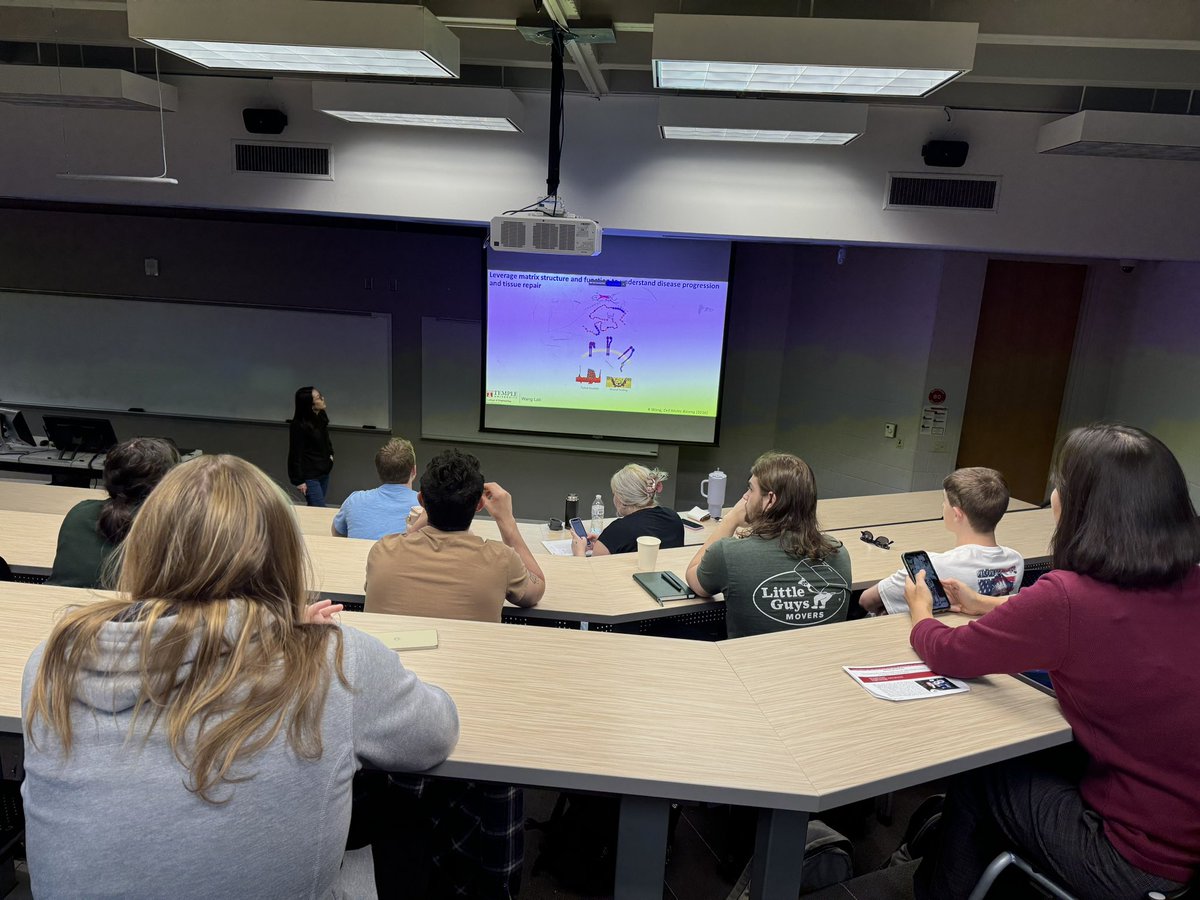 A little late with this post - we had an awesome seminar last Friday by <a href="/Karin_Wang26/">Karin Wang</a> on the mechanoregulatory role of fibronectin in tumor progression and wound healing!
