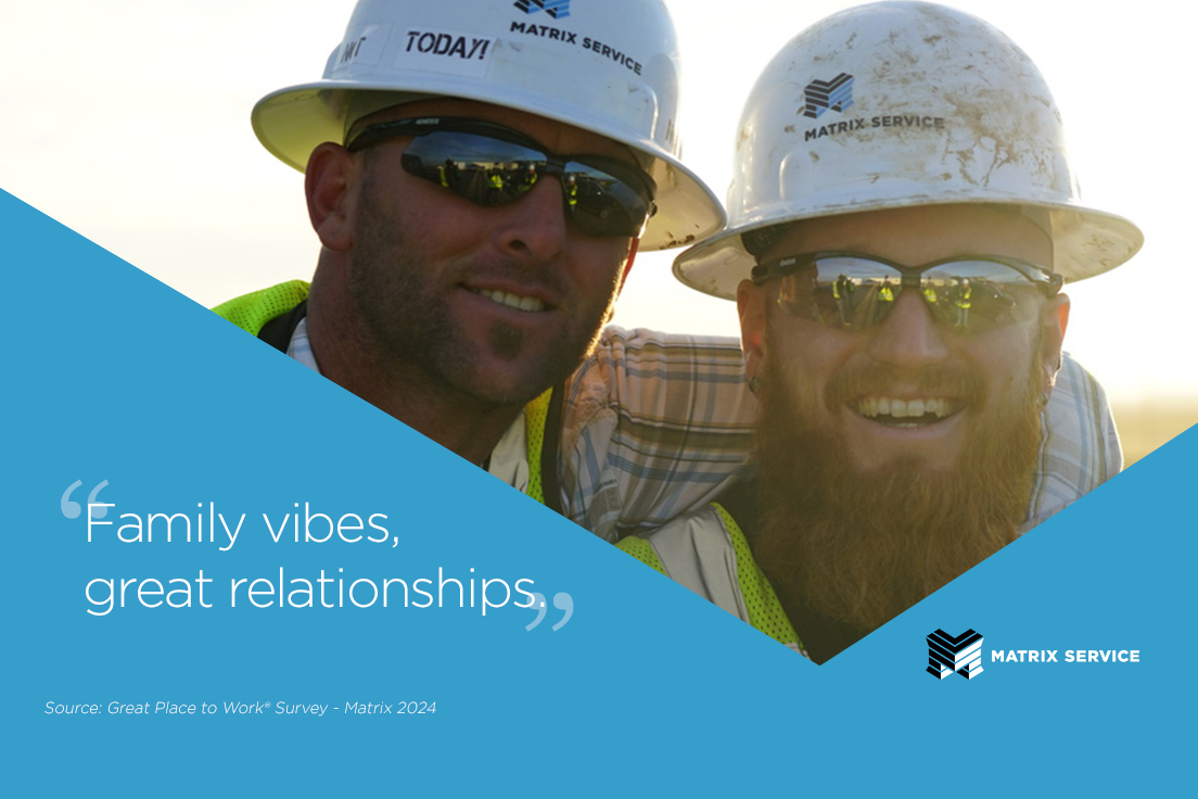 Love where you work, who you work for, and who you work with. Matrix is #hiring! Quick-apply here and we’ll contact you with craft opportunities.

#whyMatrix #matrixcraftjobs #workformatrix  #industrialconstructionjobs

ow.ly/4L5e50TvHSC