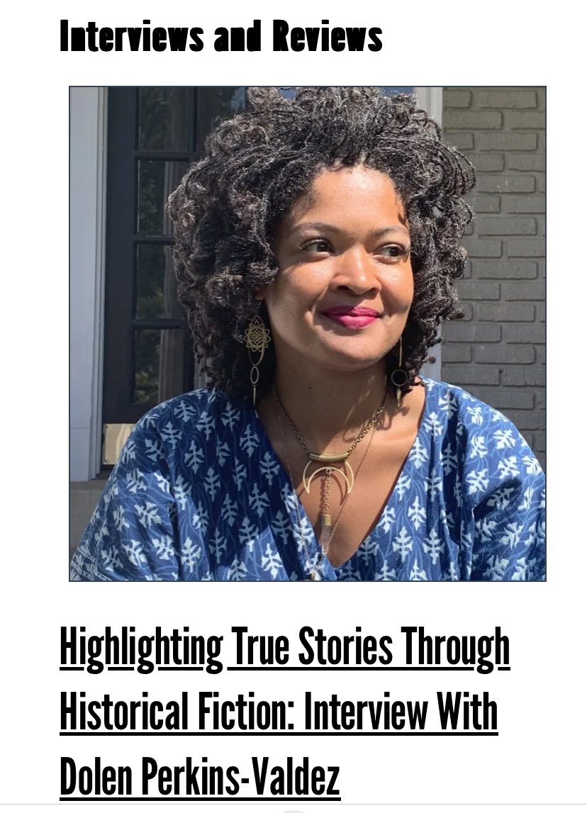 Check out our latest interview with Dolen Perkins-Valdez! Link in our story or visit the Interview and Reviews tab on BSR’s website. Happy Reading! 
<a href="/Dolen/">Dolen</a>