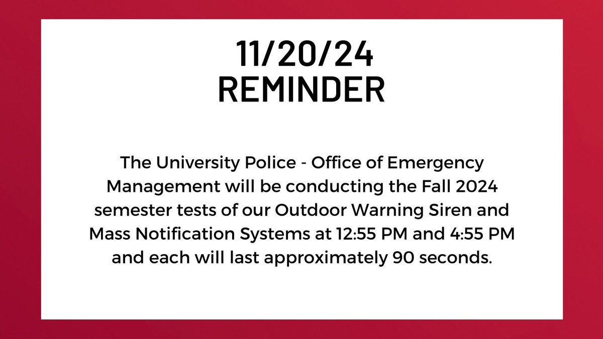 TODAY (11/20/24) 🚨