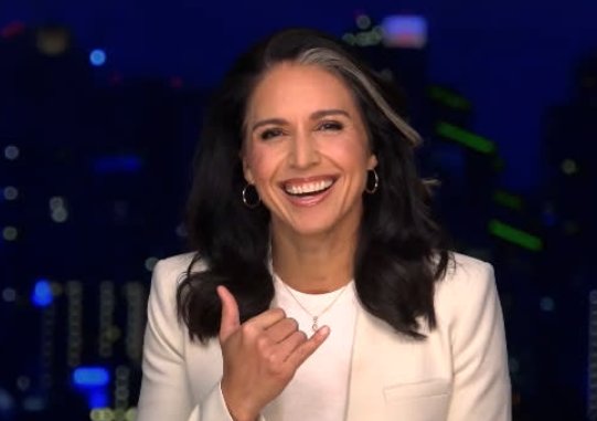 antiwarmisfit's tweet image. Repost this if you stand with Tulsi Gabbard as Director of National Intelligence #StandWithTulsi