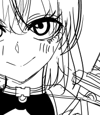 ちょっとカッコよく見えるように描いてみてる
だーれだ 