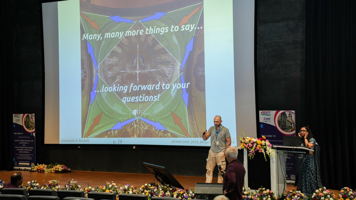 Athanassios K. Boudalis (@chiralqubit) on Twitter photo In the beginning of November I was excited to participate in the MTMM-SiMS meeting organized by <a href="/TeamM2S2/">Abhishek Mondal's Group</a> in Bangalore. There are no words to describe the level of the participants' talks and of organizers' hospitality. Thanks Abhi and all the rest! In the beginning of November I was excited to participate in the MTMM-SiMS meeting organized by <a href="/TeamM2S2/">Abhishek Mondal's Group</a> in Bangalore. There are no words to describe the level of the participants' talks and of organizers' hospitality. Thanks Abhi and all the rest!
