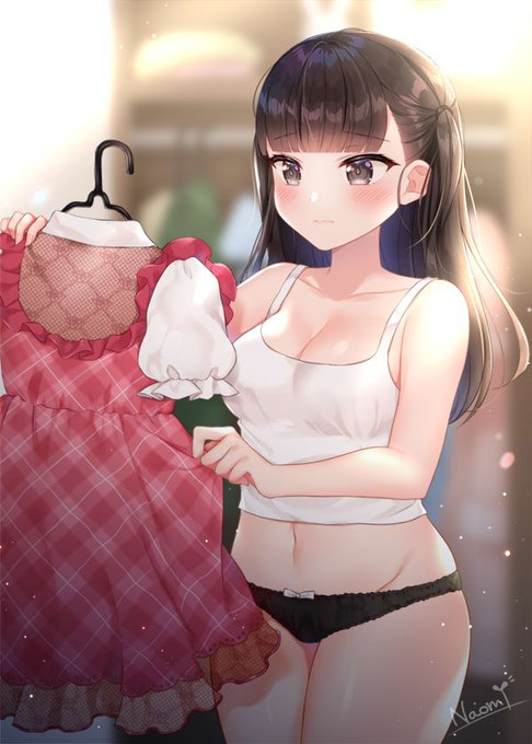 #いい太ももの日
可愛い服を着て出かけたい… 