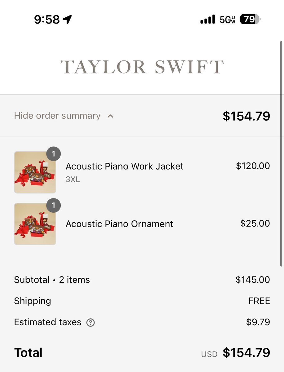 gggraceschmidt's tweet photo. @taylornation13 never ran to the website faster, and I scored the jacket!! https://t.co/vG2bcxd2dm