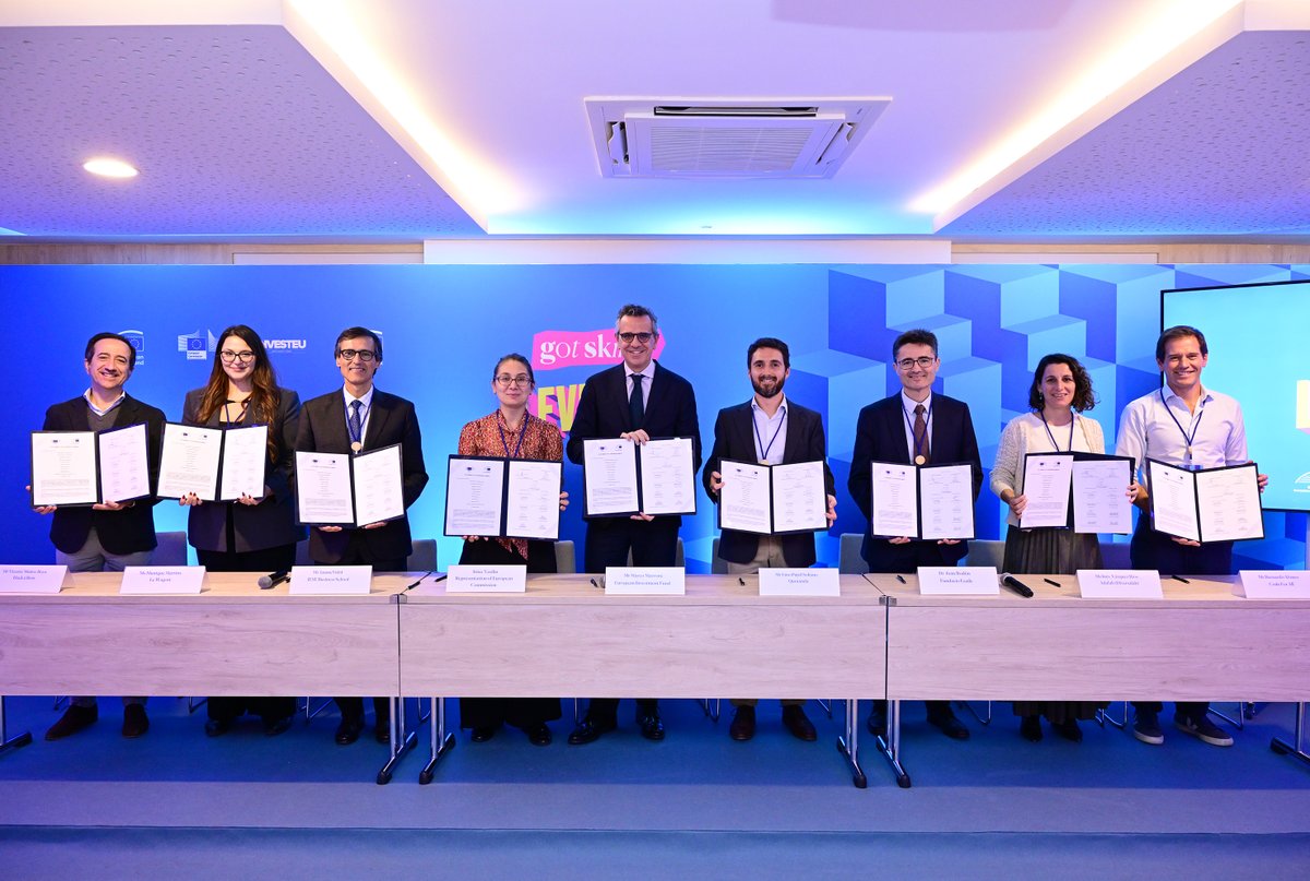 European Investment Fund (@eif_eu) on Twitter photo The EIF commits €10.2m to <a href="/Quotanda/">Quotanda - SaaS - Expanding access to opportunity</a> to boost education financing for digital and managerial skills in Germany🇩🇪, Spain🇪🇸 and Portugal🇵🇹 Backed by the #InvestEU🇪🇺 skills and education portfolio guarantee product, it will unlock €51m in financing🔗 bit.ly/eif-quotanda The EIF commits €10.2m to <a href="/Quotanda/">Quotanda - SaaS - Expanding access to opportunity</a> to boost education financing for digital and managerial skills in Germany🇩🇪, Spain🇪🇸 and Portugal🇵🇹 Backed by the #InvestEU🇪🇺 skills and education portfolio guarantee product, it will unlock €51m in financing🔗 bit.ly/eif-quotanda