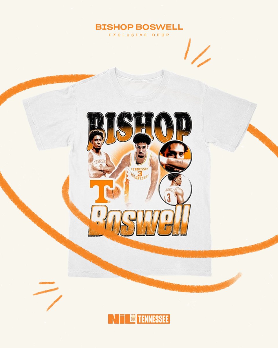 NIL Store for Tennessee Volunteer Athletes (@volsnilstore) on Twitter photo Our guy <a href="/bishopb0swell/">Bishop Boswell</a> was one of the top selling athletes in the <a href="/nil_store/">The NIL Store</a> last month!
Let's help him stay there
Shop: nil.store/tennessee/tenn… Our guy <a href="/bishopb0swell/">Bishop Boswell</a> was one of the top selling athletes in the <a href="/nil_store/">The NIL Store</a> last month!
Let's help him stay there
Shop: nil.store/tennessee/tenn…