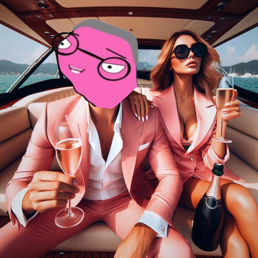 pink_partee's tweet photo. @alanrog3 @LurryPink It’s about to pop off! The pink man always knows how to deal with the big sharks 🦈 in the crypto landscape! They know a big opp play when they see it! https://t.co/JRWzAHfCj4