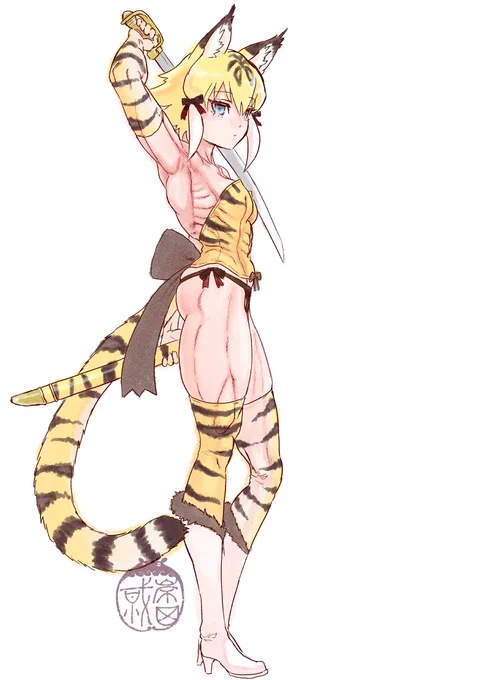 #いいふとももの日 サーベルタイガーさん 