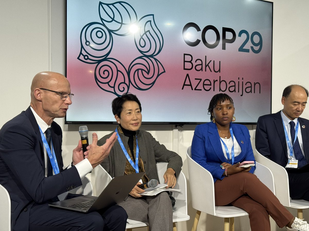 Riaz Hamidullah (@hamidullah_riaz) on Twitter photo Thnx dear <a href="/henkovink/">Henk Ovink</a> for having me at <a href="/watercommongood/">Global Commission on the Economics of Water</a> Panel at #unfccc #COP29Baku (19 Nov) and asking to reflect on "how to advance Commission's recommendations on-the-ground". Listening to Commissioners & experts
flagged perspectives (not just limited to realities in Thnx dear <a href="/henkovink/">Henk Ovink</a> for having me at <a href="/watercommongood/">Global Commission on the Economics of Water</a> Panel at #unfccc #COP29Baku (19 Nov) and asking to reflect on "how to advance Commission's recommendations on-the-ground". Listening to Commissioners & experts
flagged perspectives (not just limited to realities in