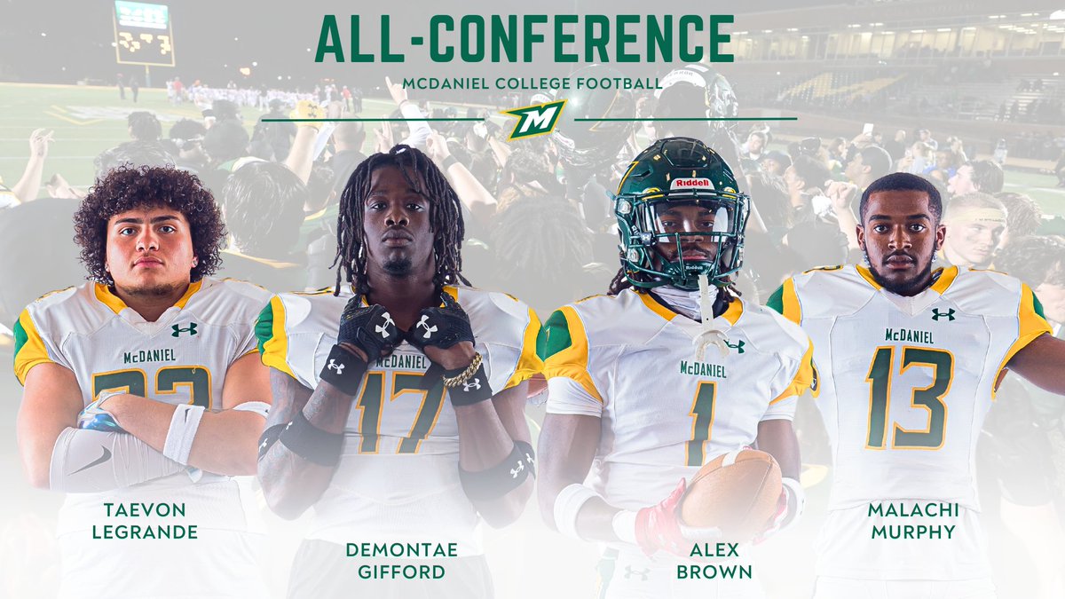 McDaniel College Athletics (@mcdanielsports) on Twitter photo On Wednesday, four players from <a href="/McDaniel_FB/">McDaniel College Football</a> were selected to the All- <a href="/CentennialConf/">CentennialConference</a> Team, the most for the program since five were honored in 2018.
INFO: bit.ly/3OmhEfO
#GetOnTheHill #d3fb On Wednesday, four players from <a href="/McDaniel_FB/">McDaniel College Football</a> were selected to the All- <a href="/CentennialConf/">CentennialConference</a> Team, the most for the program since five were honored in 2018.
INFO: bit.ly/3OmhEfO
#GetOnTheHill #d3fb