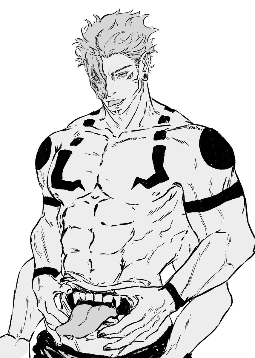 youka__i's tweet image. THE NEW  #Sukuna COVER WHAT THE HELL?!! 🙏😻 here’s my art tho
 
(i know i forgot about mark on his wrist but i am too lazy to fix it :pp)
#jjkvolume29 #jjk #JujutsuKaisen #sukunaryomen #fanart