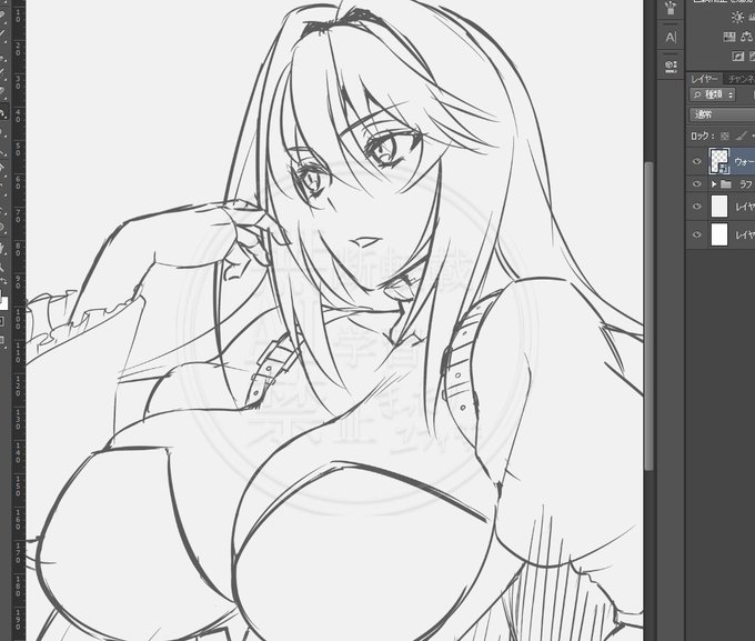 息抜きに落書き 