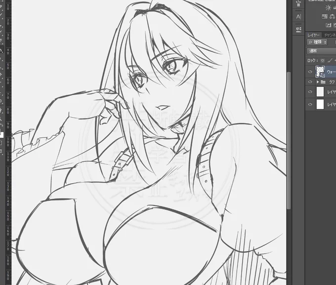 息抜きに落書き 