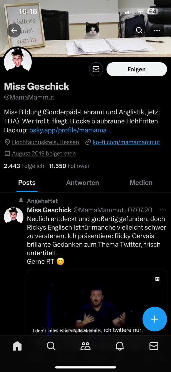 Woher weißt du das ich Tagesschau lese und mein Onkel blase? 
: