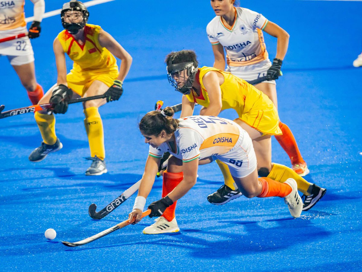 महिला एशियन हॉकी चैंपियंस ट्रॉफी-2024 के फाइनल मुकाबले में चीन को 1-0 से पराजित कर एशियन चैंपियन बनने पर भारतीय महिला हॉकी टीम को हार्दिक बधाई।