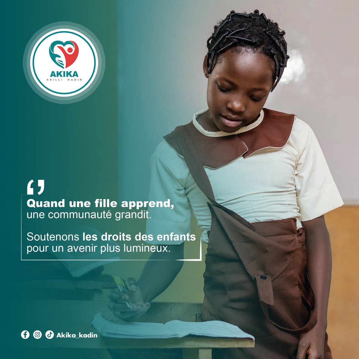 Akika_kin's tweet photo. Saviez-vous qu’en RDC :

📚 7 filles sur 10 n’ont pas accès à une éducation complète.
💔 40 % sont mariées avant 18 ans.

Ensemble, nous pouvons changer ces chiffres ! 🌟

#JournéeDesDroitsDeLEnfant #AkilliKadin #AutonomisationDesFilles https://t.co/Go9Xa2FVZu