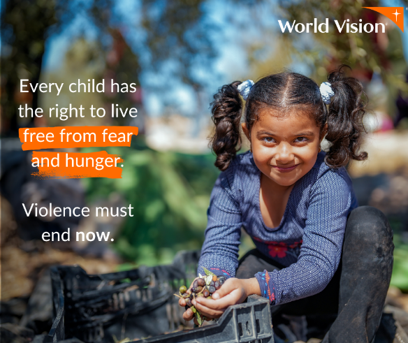 Over the past year, Palestinian children have faced violence, hunger and school closure. Their futures must be protected. Violence has to stop NOW.

#All4Children #WorldChildrensDay #CRC35 <a href="/WorldVision/">World Vision</a>
