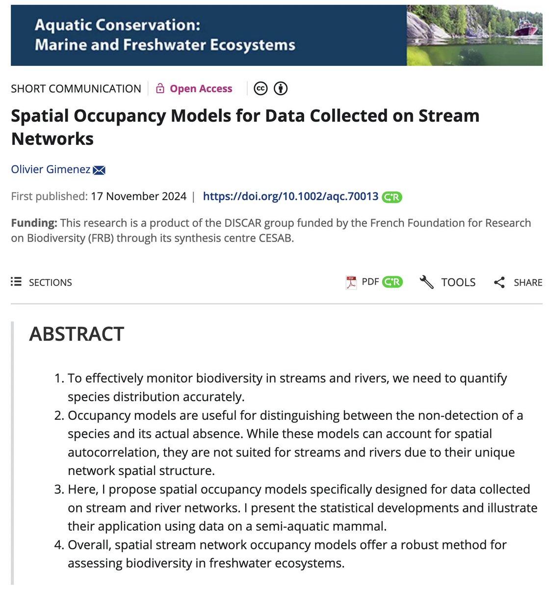 Olivier Gimenez 🖖🦦 tweet media