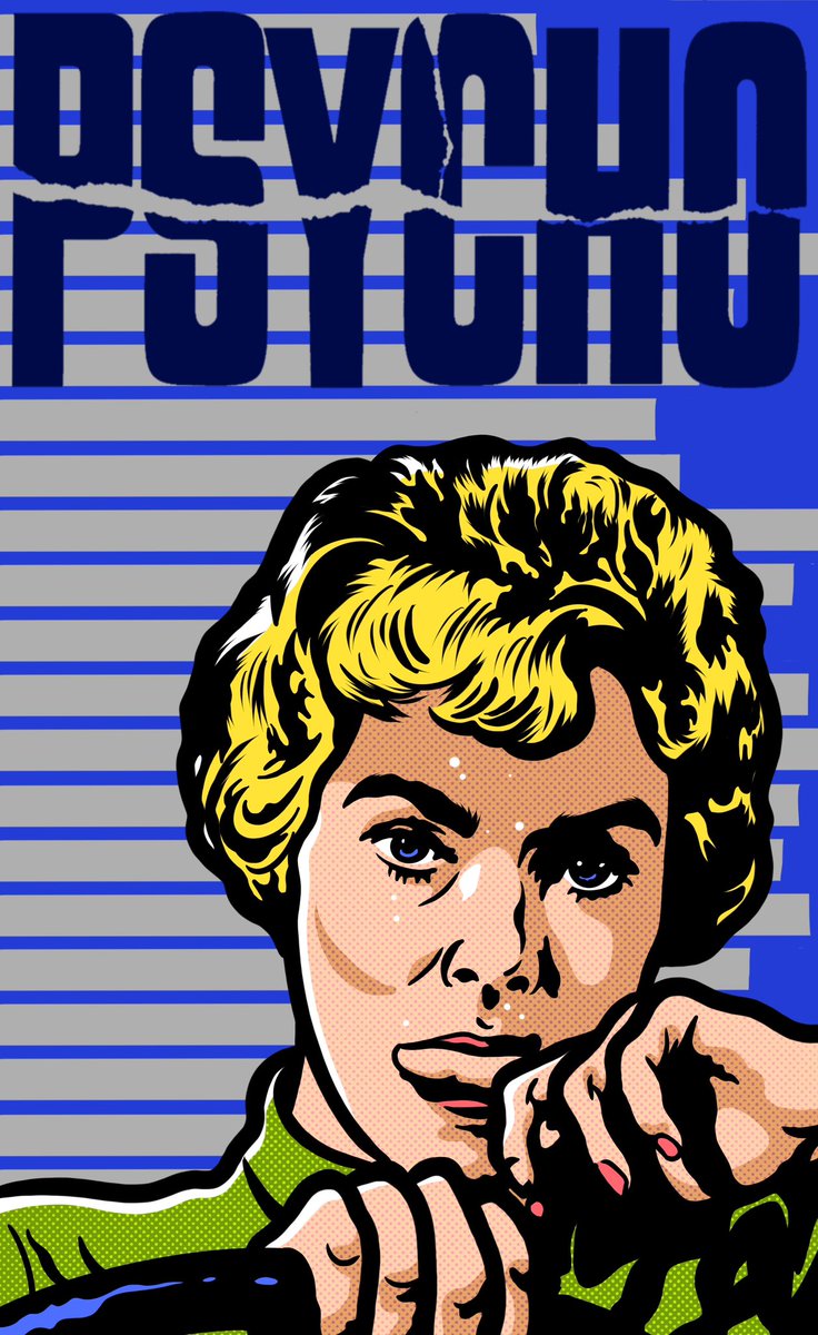 #psycho #marioncrane #janetleigh #popart #fanart #digitalart