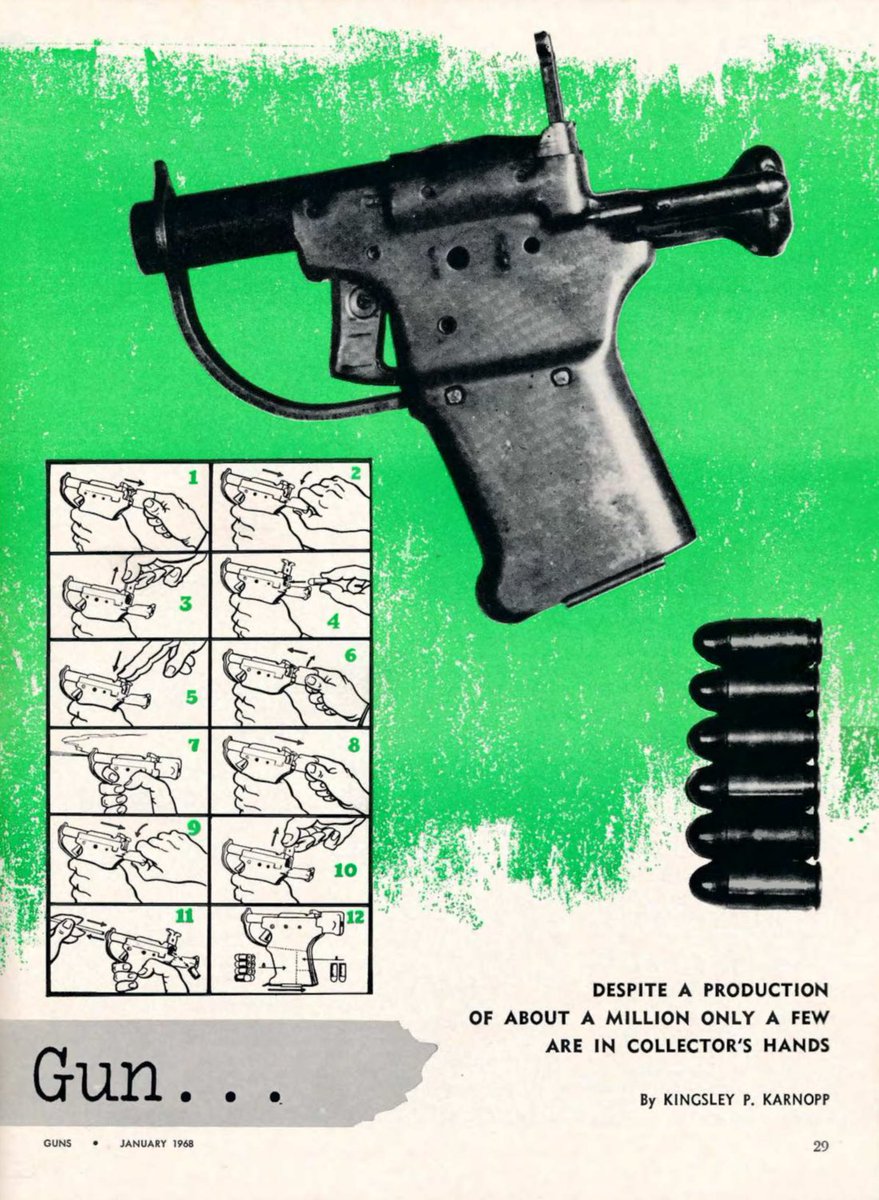 Students of firearms history should absolutely check out the amazing archive of original GUNS Magazine editions from 1955 - 1972. The stories, adventures, and advertisements are brilliant. Assume not everything is accurate, but still worth the read.

gunsmagazine.com/classic-issues…