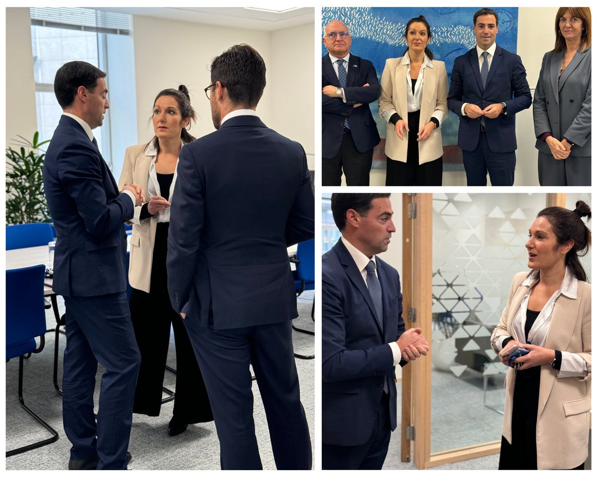 Hoy hemos recibido con especial ilusión al Lehendakari <a href="/Imanol_Pradales/">Imanol Pradales</a> en el Parlamento Europeo, en su primera visita a las instituciones europeas, para impulsar propuestas clave para #Euskadi. 

🏠Vivienda: Ha compartido el encuentro que tuvo ayer con la presidenta del Banco
