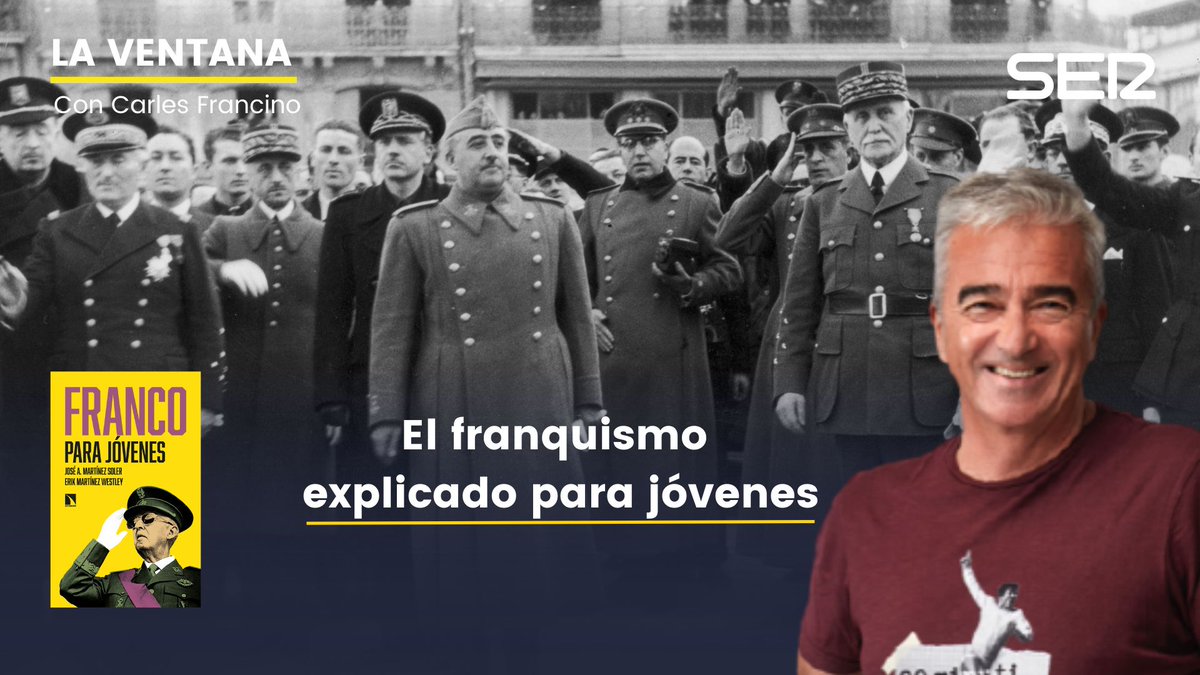 🗣️ José Antonio Martínez: "Si los jóvenes supieran de verdad de qué iba Franco, jamás dirían: «Viva Franco»". 

📹 En directo: youtube.com/watch?v=ntLrWj…