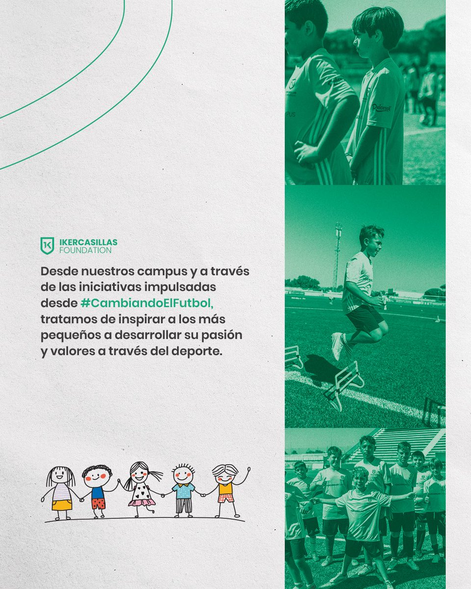 Siempre, pero hoy más 💚 Feliz #DiaMundialdelaInfancia 

#fic #ikercasillas