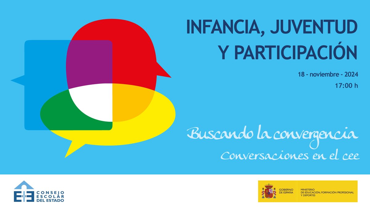 Consejo Escolar del Estado (@consescoestado) on Twitter photo 20 de noviembre. #DíaMundialdelaInfancia.
Estas son las palabras de Gustavo Suárez Pertierra, presidente de <a href="/unicef_es/">UNICEF España</a>, «Construyamos, con una sociedad más participada, una sociedad más democrática» «Consigamos que los centros educativos se conviertan en espacios de ejercicio de 20 de noviembre. #DíaMundialdelaInfancia.
Estas son las palabras de Gustavo Suárez Pertierra, presidente de <a href="/unicef_es/">UNICEF España</a>, «Construyamos, con una sociedad más participada, una sociedad más democrática» «Consigamos que los centros educativos se conviertan en espacios de ejercicio de