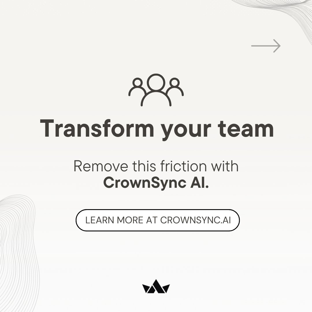 CrownSyncAI's tweet image. AI isn’t just the future—it’s happening now. Learn how CrownSync AI is transforming how customer experience teams work in luxury retail. 

#AIFacts #RetailInnovation #LuxuryRetailTech #CrownsyncAI #LuxuryRetail #Jewelry #CustomerExperience #CustomerEngagement