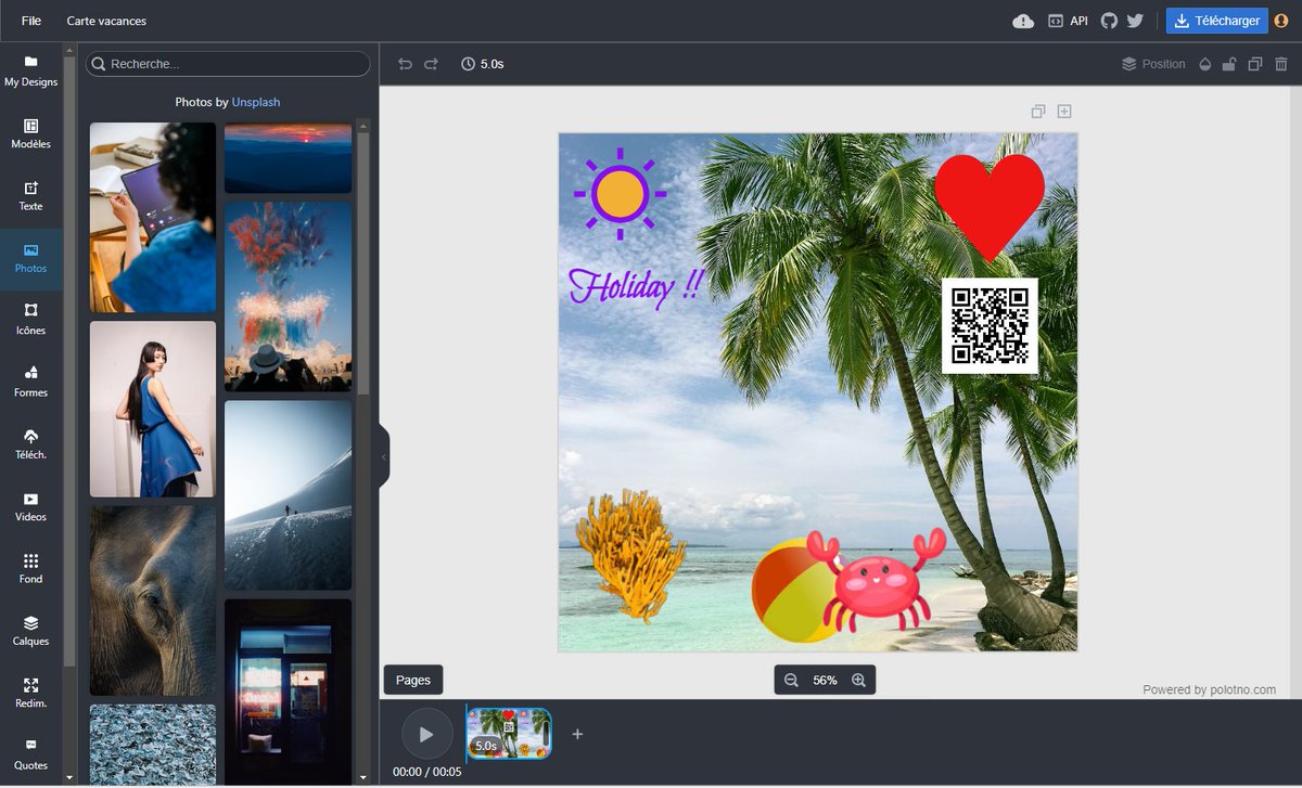 Bouteille à la mer : est-ce que l'appli Polotno Studio (création graphique) a obtenu une validation des DPD dans vos académies ? C'est une alternative à CANVA car sans inscription, sans pub, peu de cookies... Je crois que nous n'avons aucune appli de création graphique RGPD 😐