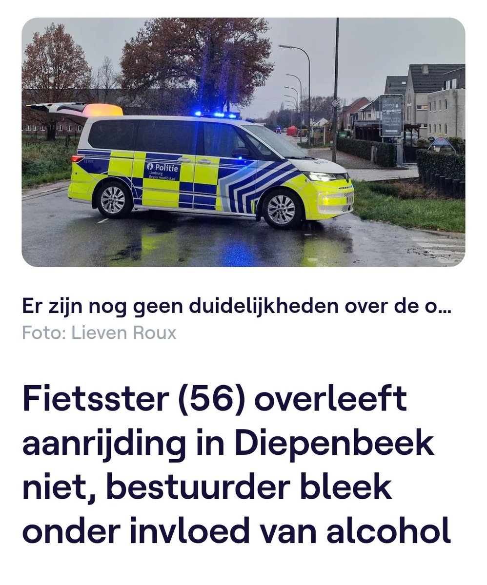 Er zijn gewoon niet genoeg controles op alcohol en drugs in het verkeer. Het antwoord van Verlinden op mijn vraag in plenaire vorige week blijft pijnlijk. Hoeveel doden moet er nog volgen?