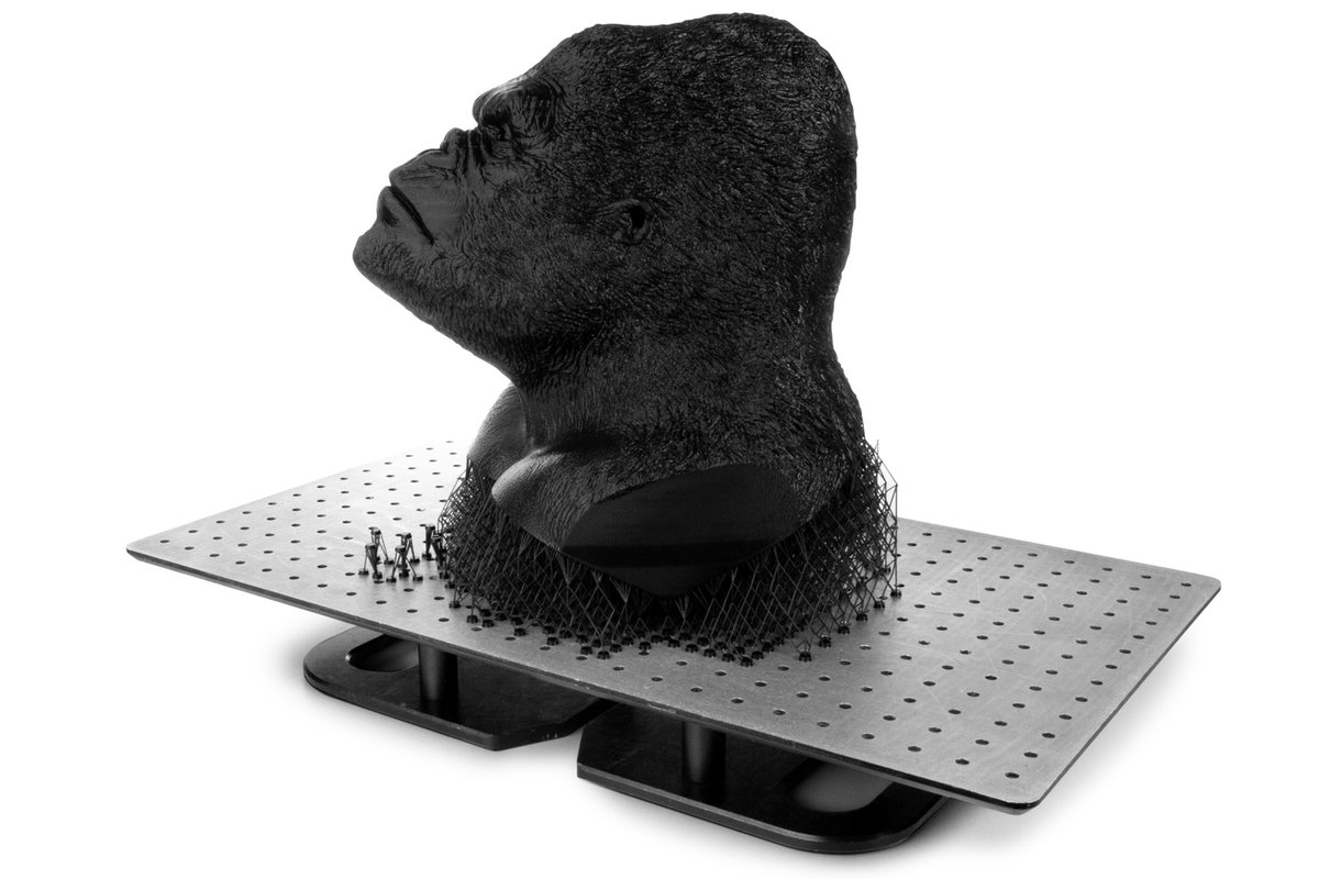 We've 3D printed thousands of items (yes, literally thousands) to bring along to #Formnext2024, including this highly detailed piece!

This was printed on our LC Magna, using our hard black resin at 100μm.

Visit us at Hall 12.1, C41 at @formnext_expo to see more!