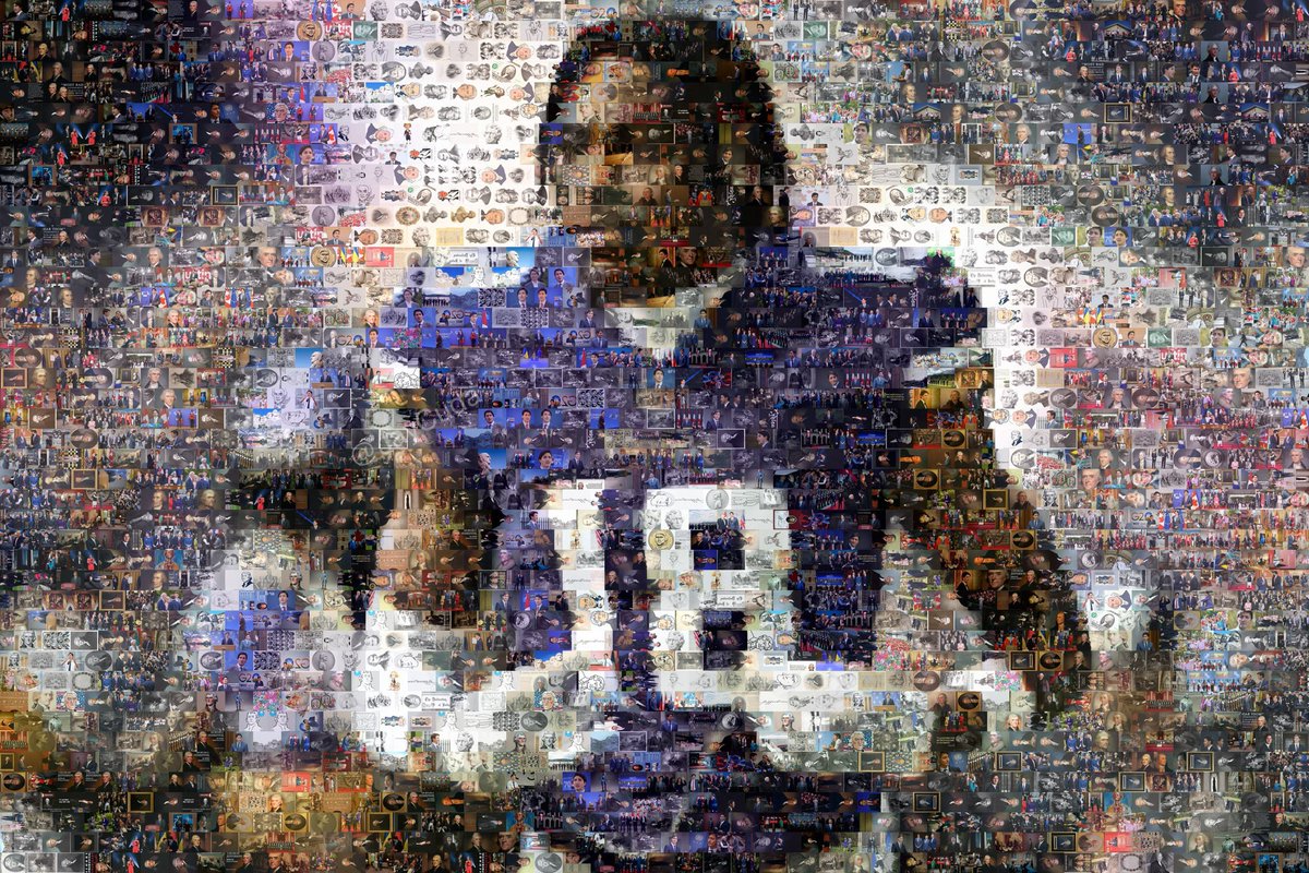 JayCuda's tweet image. here is a picture of justin jefferson made from pictures of justin trudeau + thomas jefferson