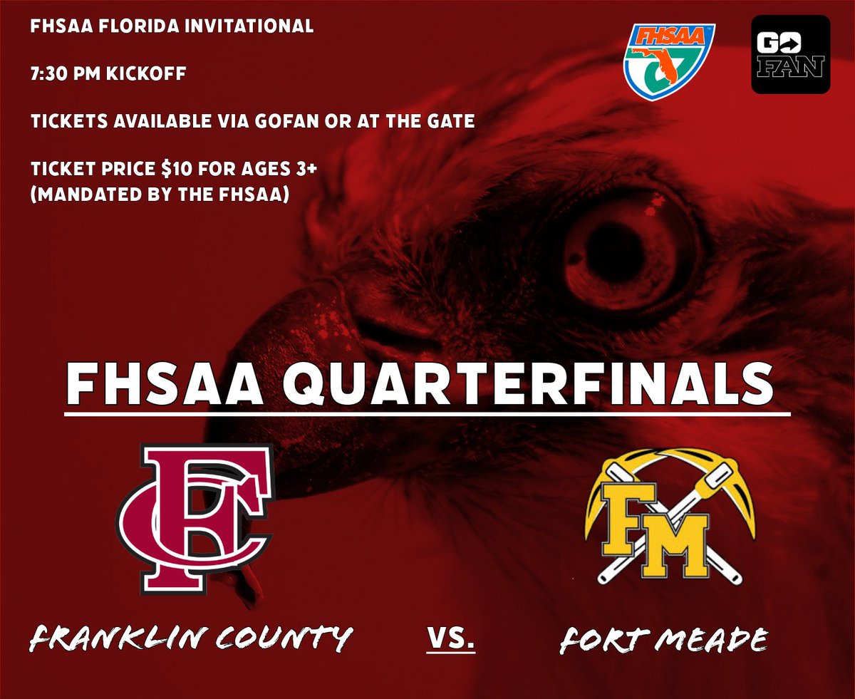 #SEAHAWKS #SEAHAWKS #SEAHAWKS

Come out to Eastpoint, FL this Friday Night as we welcome a traditional power Ft Meade! We've never played ball this far into November, let's make it a standard Seahawks!
