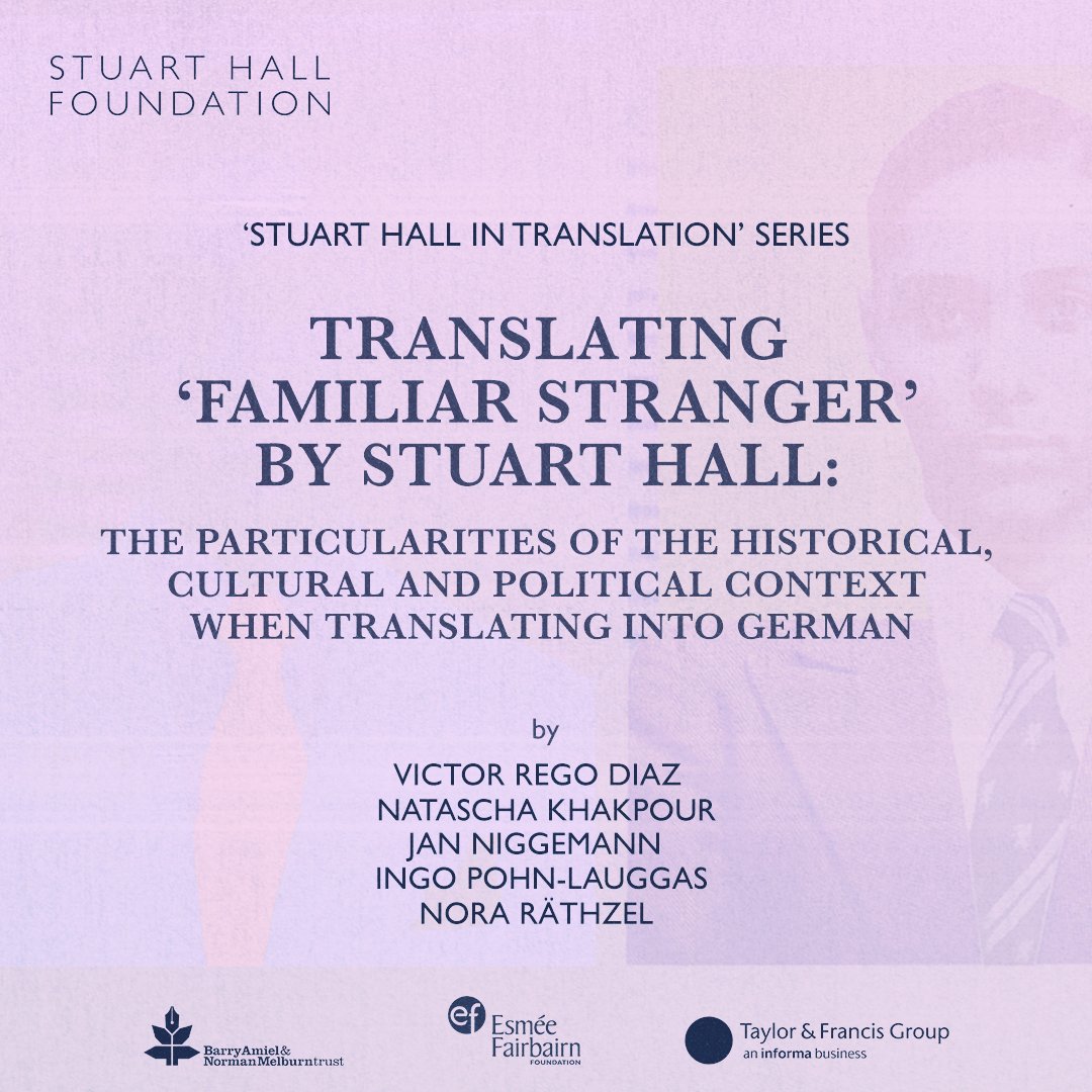 In their article for the Stuart Hall in Translation series, Victor Rego Diaz, Natascha Khakpour, Jan Niggemann, Ingo Pohn-Lauggas &amp; Nora Räthzel illustrate contentions arising from translating Hall into German.

Learn more and read online:
stuarthallfoundation.org/resource/trans…