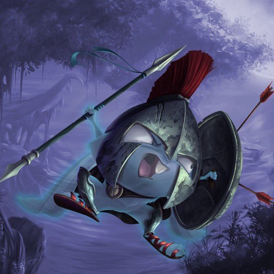 Meet Nighthopper – once a revered Spartan warrior, his fate took a tragic turn as he defended his family. ⚔️ 

Though his life ended, his spirit could not rest. Bound by an ancient curse, Nighthopper is now the eternal guardian of the forsaken Fenrir Forest… 🌑🌲 

Do you dare