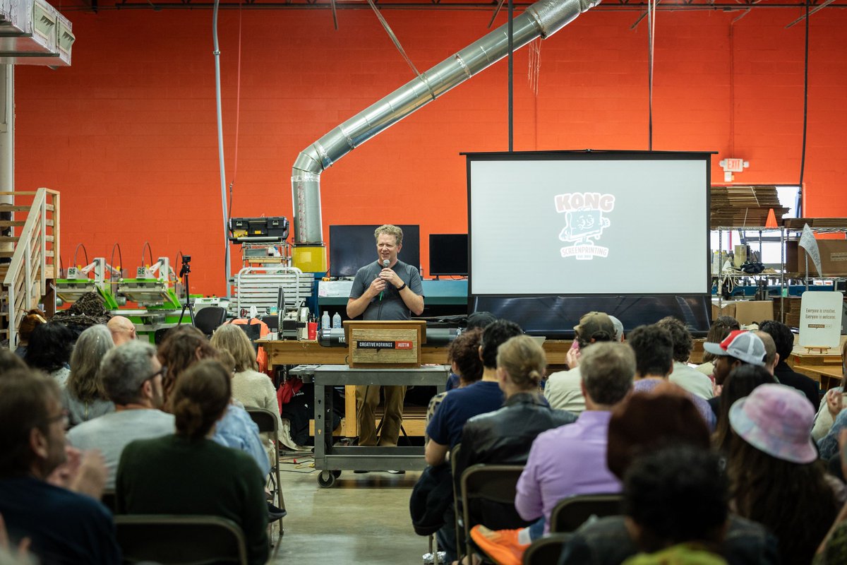 CM_Austin's tweet image. Thank you Kong Screenprinting &amp;amp; Design for hosting our November event. They’re offering our community 10% off your first order of $500 or more! So get your awesome t-shirts and merch! kongscreenprinting.com 
📸 by Manny Pandya @manny_pandya #CMthread #CMATX