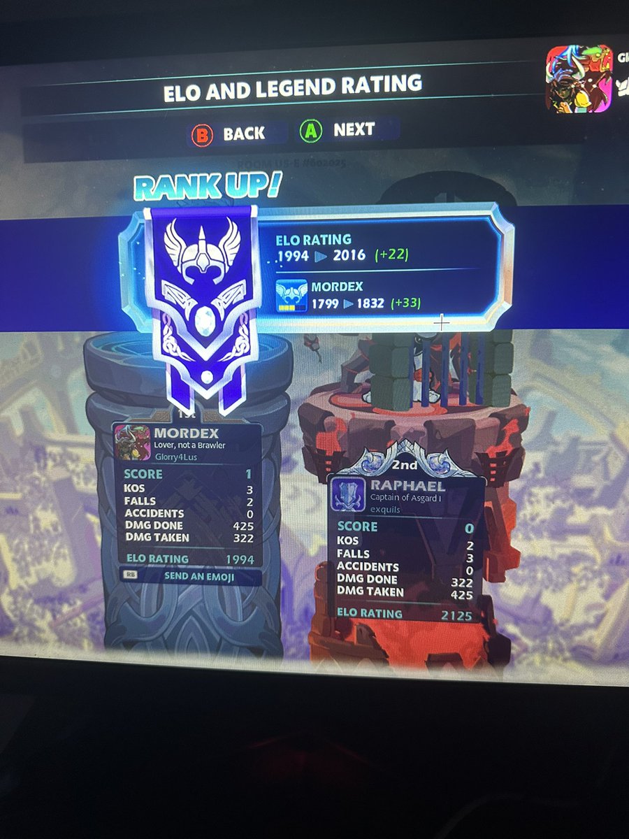 mst9r's tweet photo. Not too bad💝 #Brawlhalla https://t.co/QwJ13XNkuQ