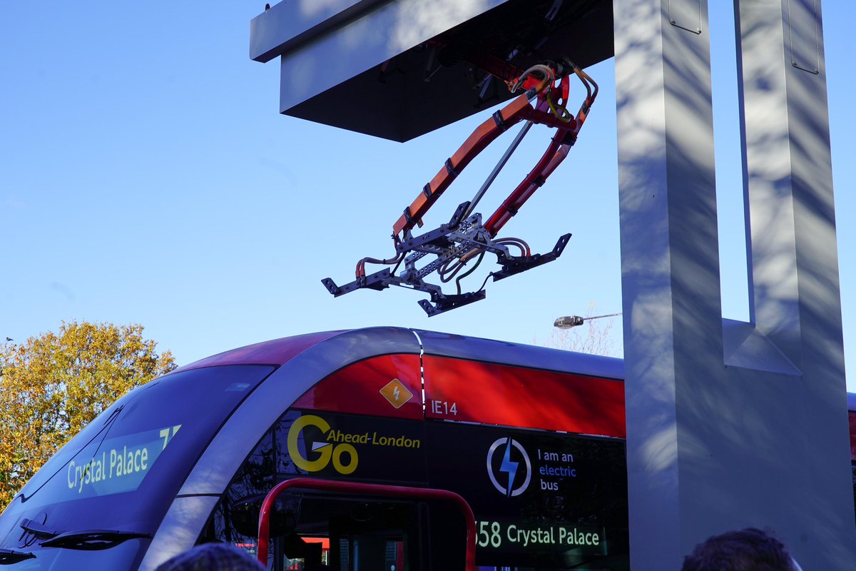 Liam Conlon (@liamconlon2) on Twitter photo 🚌 🍃 Delighted to join <a href="/metecoban92/">Mete Coban MBE</a> to launch the new 358 bus in Crystal Palace!
Using innovative Pantograph technology they charge in just 6 minutes & produce zero emissions!
With our Labour Mayor <a href="/SadiqKhan/">Sadiq Khan</a> we’re bringing about a greener, safer, more accessible bus network 🚌 🍃 Delighted to join <a href="/metecoban92/">Mete Coban MBE</a> to launch the new 358 bus in Crystal Palace!
Using innovative Pantograph technology they charge in just 6 minutes & produce zero emissions!
With our Labour Mayor <a href="/SadiqKhan/">Sadiq Khan</a> we’re bringing about a greener, safer, more accessible bus network