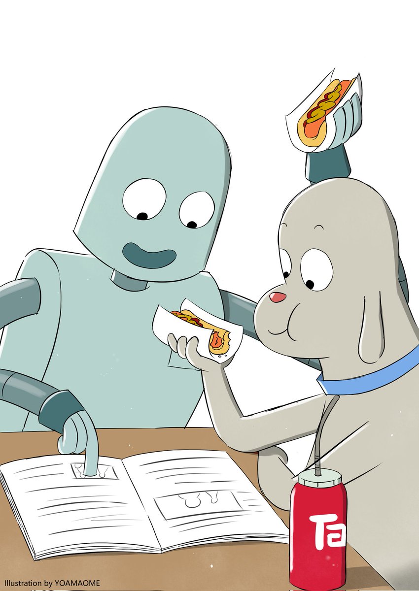 yoamyamyam's tweet image. 🌭#ロボット・ドリームズ #ロボット・ドリームズに夢中 #RobotDreams #RobotDreamsfanart