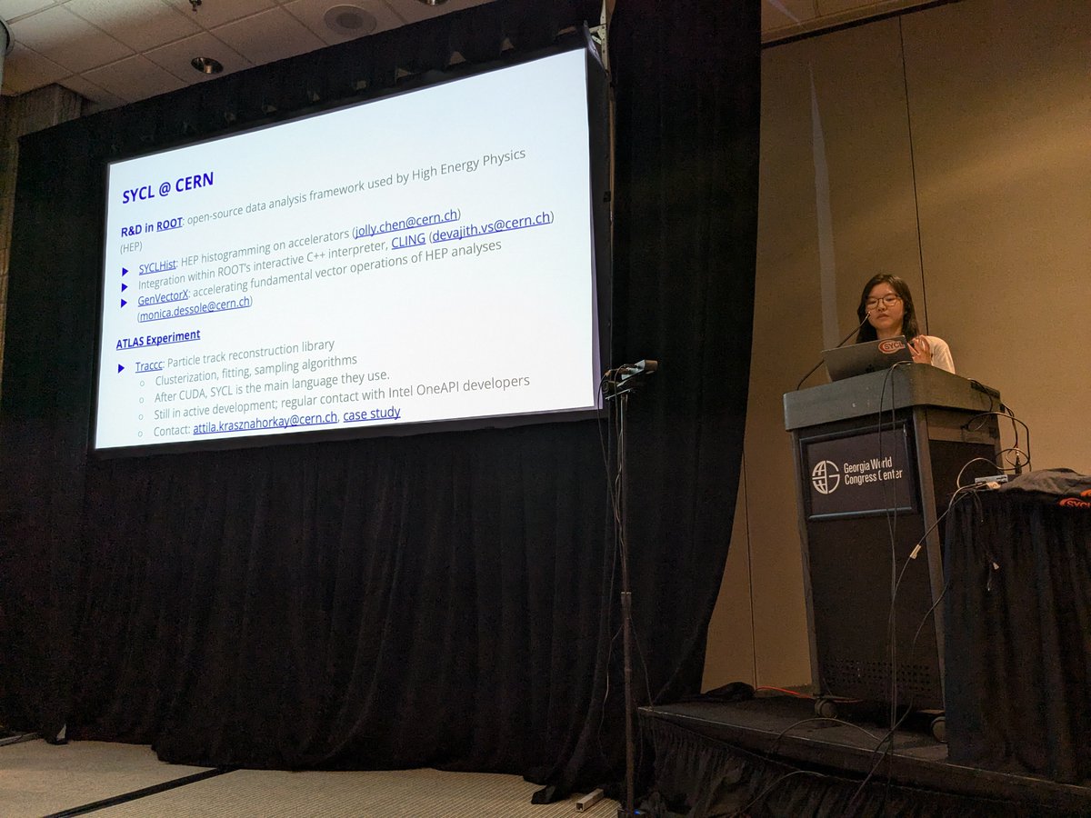 codeplaysoft's tweet image. Busy start to #SC24 for us - we've really enjoyed collaborating with colleagues across the industry on #SYCL and open standards, such as @intel @CERN and @argonne
Innovation on diverse hardware needs standardised, vendor-neutral and open code!