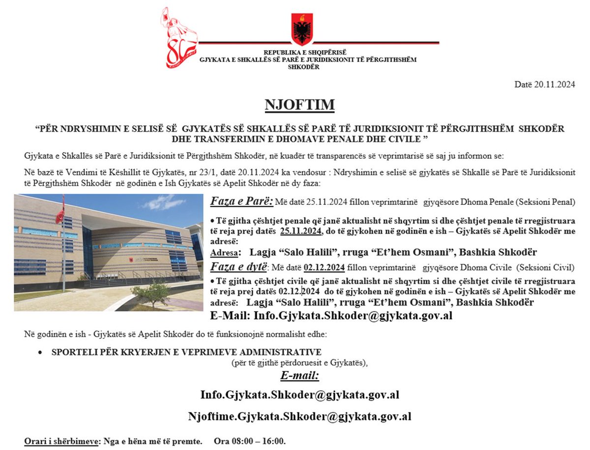Gjykata_Shkoder's tweet image. 