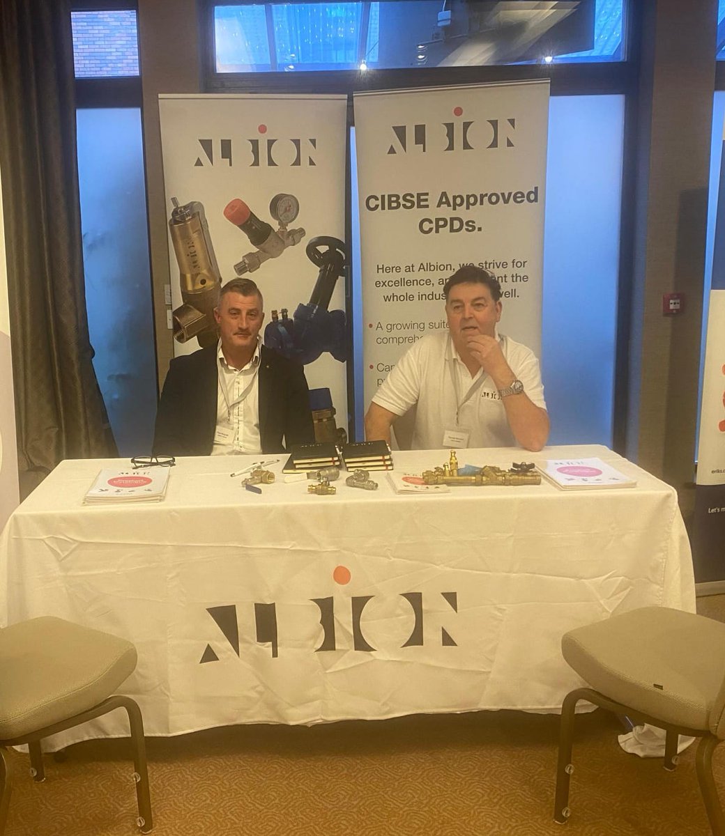 It's nearly a wrap - the last Mechanical Specifi event of the year for Albion Valves will be taking place this evening in Dublin! Paul McGrath and George McGuire are already there and looking forward to meeting tonight's attendees.

albionvalvesuk.com

#AskForAlbion