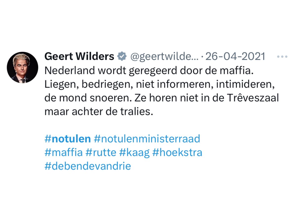 Arie_Beanie's tweet photo. Mosterd na de maaltijd maar toch:
Een vierluik: @geertwilderspvv
#notulen
#ministerraad https://t.co/wmjTiVlHty