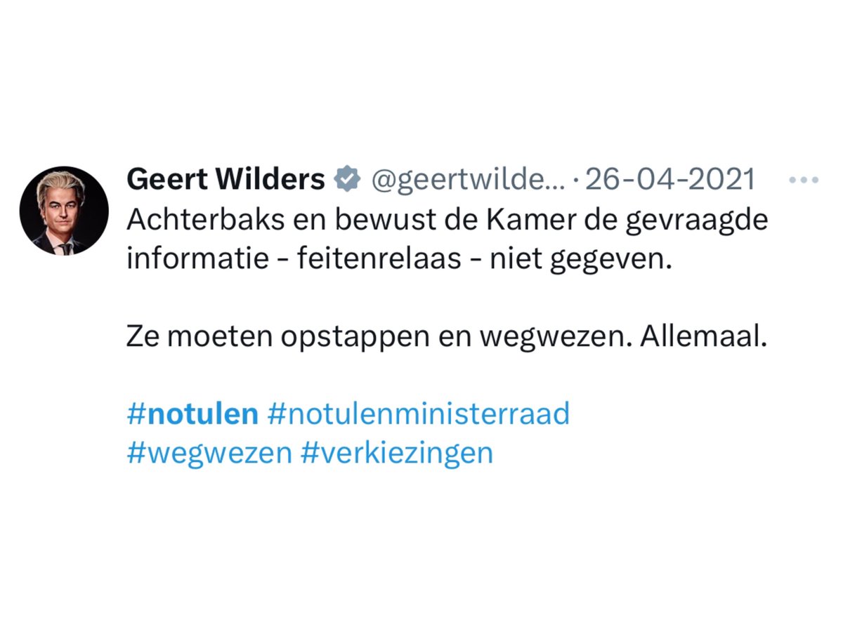 Arie_Beanie's tweet photo. Mosterd na de maaltijd maar toch:
Een vierluik: @geertwilderspvv
#notulen
#ministerraad https://t.co/wmjTiVlHty