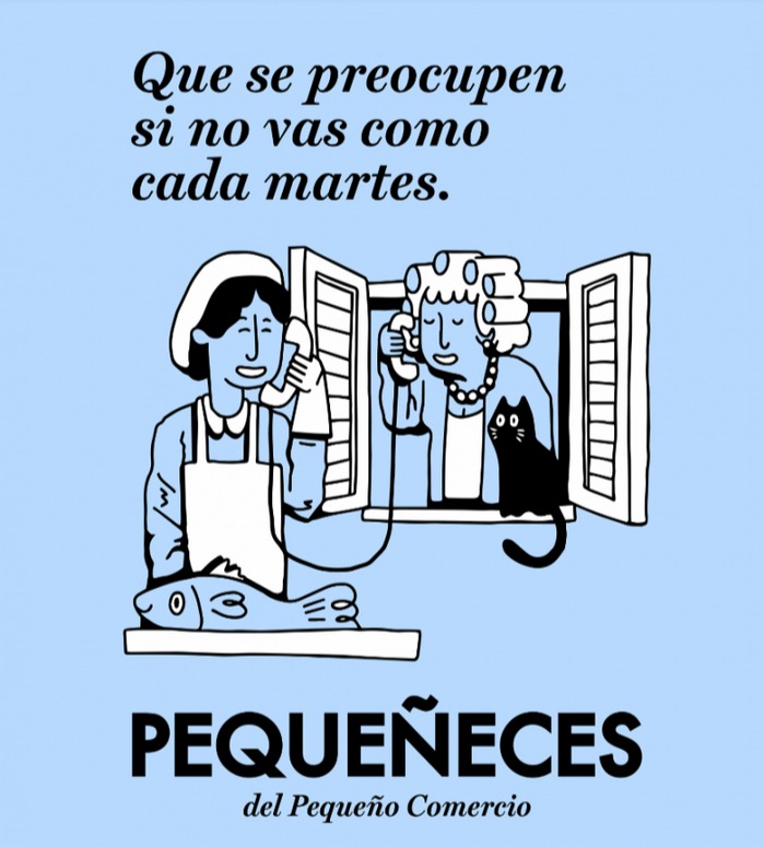 Pequeñeces del pequeño comercio

🚩Somos nosotr@s
Tus vecino@s
Somos tu comercio local 
Los que damos color a tu pueblo.
#lodosa
#comerciolocal #apoyaalpequeñocomercio