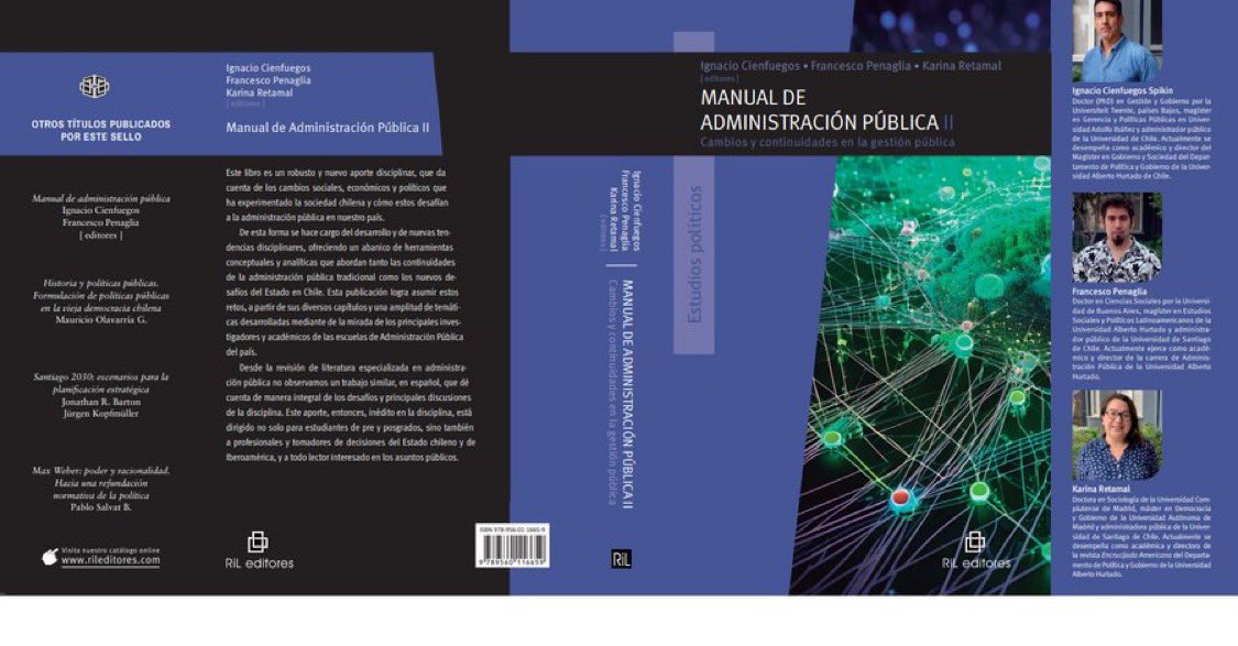 eL ABC (@abarros) on Twitter photo En el lanzamiento del libro “Manual de la Administración Pública” en el cual me correspondió escribir un capítulo junto a algunos sospechosos de siempre <a href="/CPliscoff/">Cristian Pliscoff</a> <a href="/redmatriz/">Álvaro V. Ramírez-Alujas 👾</a> <a href="/uahurtado/">Universidad Alberto Hurtado</a> <a href="/icienfuegos/">Ignacio Cienfuegos</a> En el lanzamiento del libro “Manual de la Administración Pública” en el cual me correspondió escribir un capítulo junto a algunos sospechosos de siempre <a href="/CPliscoff/">Cristian Pliscoff</a> <a href="/redmatriz/">Álvaro V. Ramírez-Alujas 👾</a> <a href="/uahurtado/">Universidad Alberto Hurtado</a> <a href="/icienfuegos/">Ignacio Cienfuegos</a>