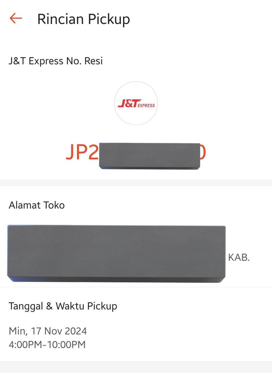 tanamantoge's tweet photo. @jntexpressid halo ini bagaimana ya??? harusnya di tanggal 17 sudah di pick up, kenapa sampai sekarang belum ada konfirmasi ya? https://t.co/4xl8nyGXI6