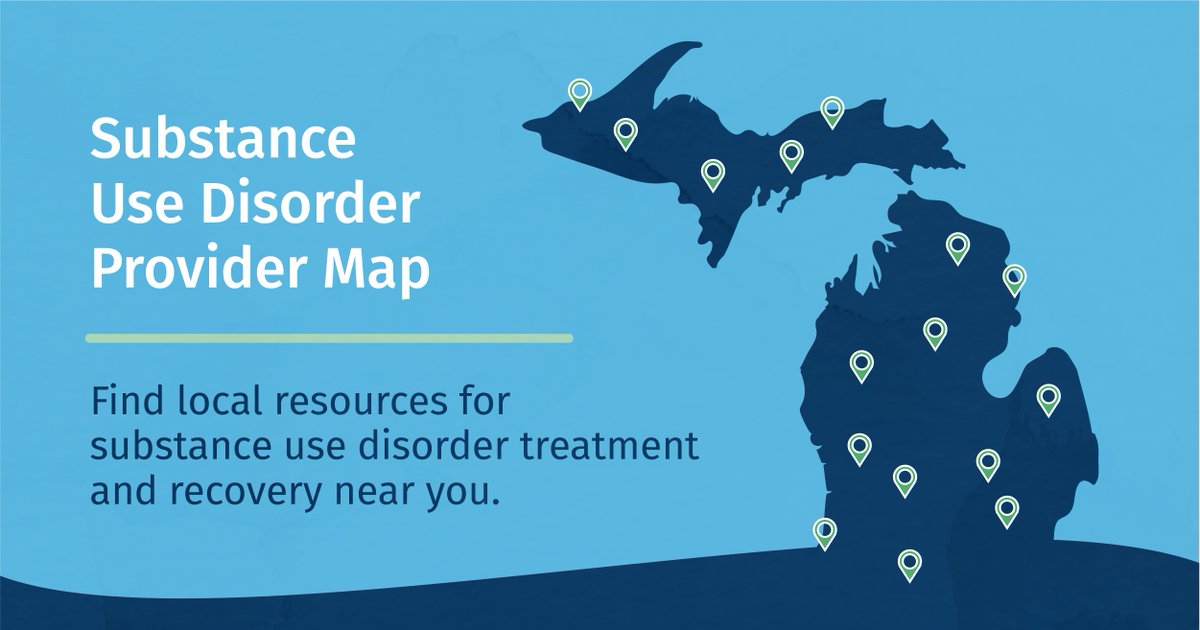 To help improve access for individuals seeking substance use disorder treatment (SUD) options, MDHHS has developed several new enhancements to programs and a new mapping tool to help individuals across Michigan better access SUD treatment.

More info: bit.ly/3ZeizVX